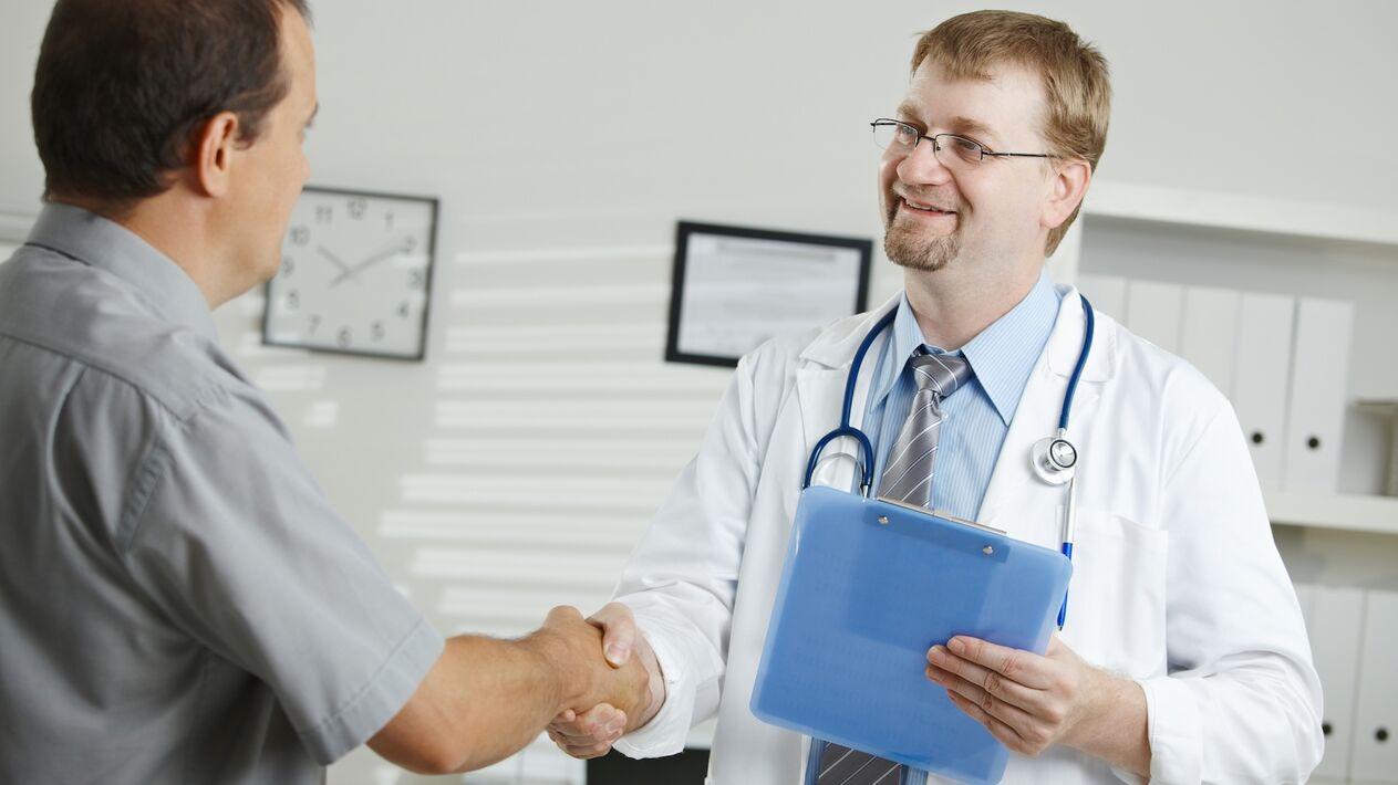 consultazione con uno specialista per la prostatite